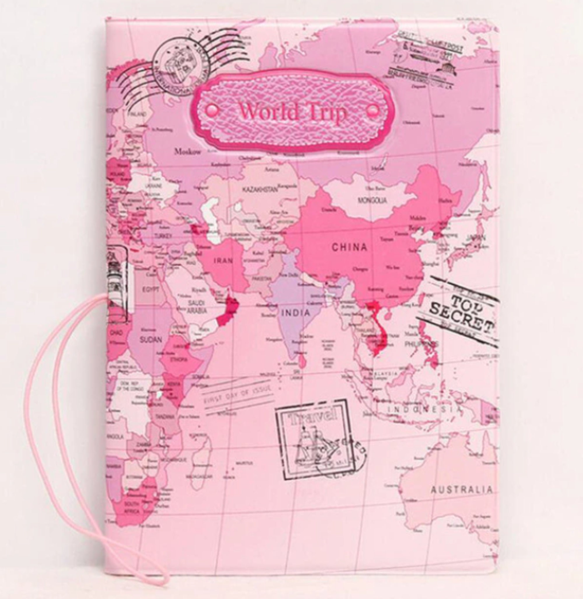 Travel Passport Cover World Map Passport Case Passport Etsy