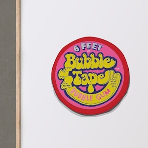 Bubble Tape Bubble Gum Vintage Kunstdruck (Digital Download)