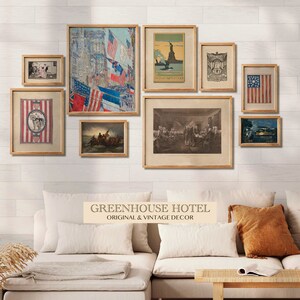 Gravuras de arte americana vintage: arte de parede patriótica (download digital) imagem 6