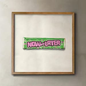 90s Taffy Candy Art Print: Retro Kitchen Wall Decor