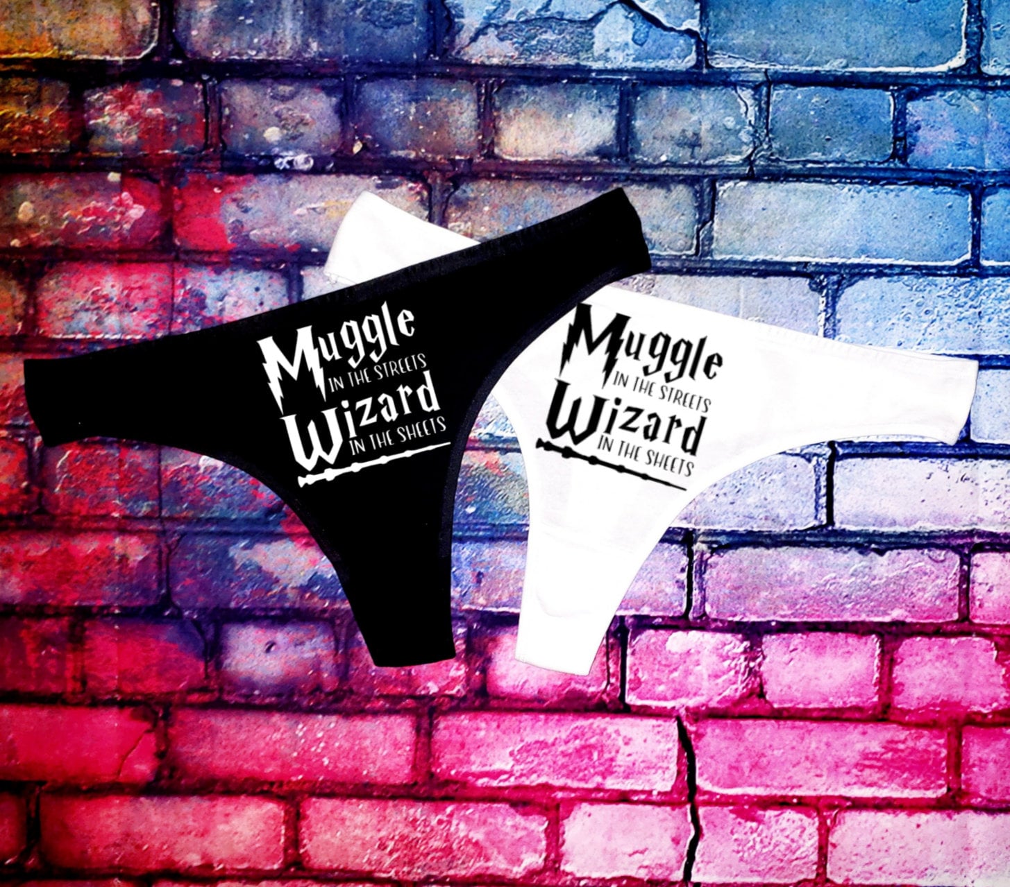 Wizard Muggle Naughty Sexy Panties Thong - Chamber of Secrets Bring Wand
