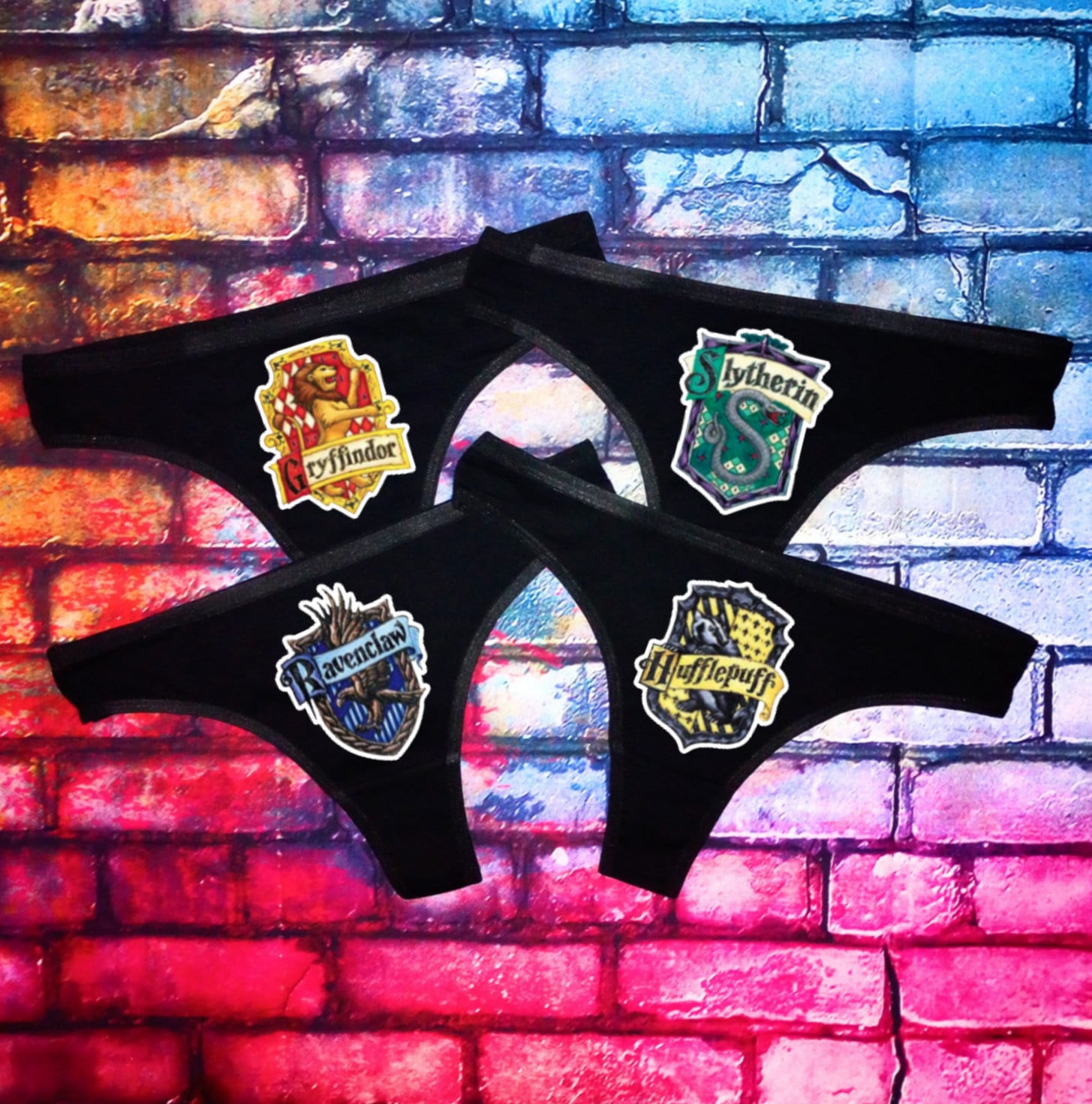 Hot Topic, Intimates & Sleepwear, Harry Potter Hufflepuff Plaid Cheeky  Panty