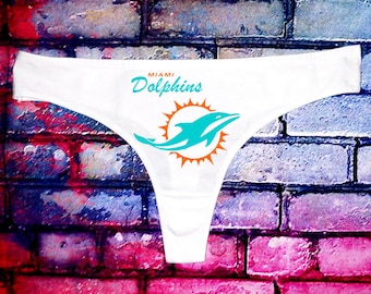 Lencería sexy para fanáticos del equipo de fútbol de los Dolphins