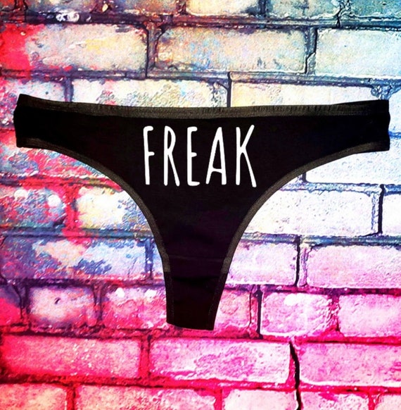 Freak Naughty Gothic Slut Freaky Sexy Thong Panties Lingerie Underwear - Etsy Canada Freak Naughty Gothic Slut Freaky Sexy Thong Panties Lingerie Underwear - Etsy Canada