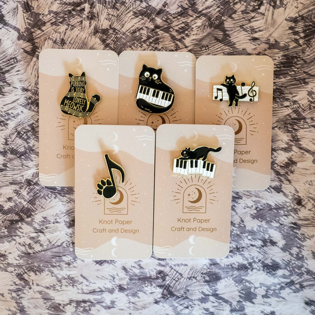 MADISON TYLER Halloween Cat Brooch Pin - Cute Enamel Pumpkin Pin For Backpacks, Jackets, Gifts For Kids & Girls - View #2