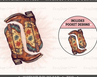 Kowbojskie buty PNG, Country Western PNG, Modny Western Png, Wieczór panieński Png, Nashville Png, Popularny Western Png, Honky Tonk PNG