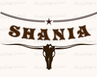 Shania Twain, 90's Country, Country Music Png, Longhorn PNG SVG, Country Music Shirt Design,Sublimation Download, Shania SVG, Cricut