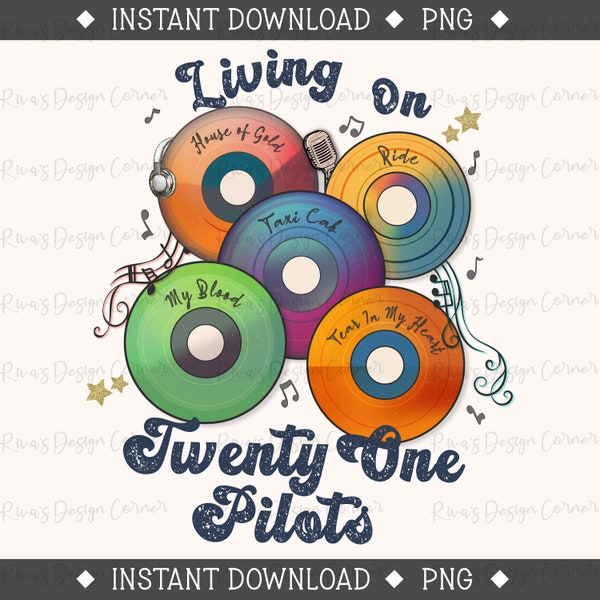 Twenty One Pilots T-shirt, Cassette Tapes Png, Boy Bands,90's Music, Boy Bands,Sublimation Download,Digital Download,90s Country CD Tapes