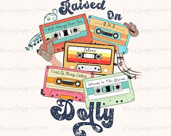 Dolly Parton, 90's Country, Country Music Png, Cassette Tapes Png, Country Music Shirt Design,Sublimation Download,90s Country Cassette Tape
