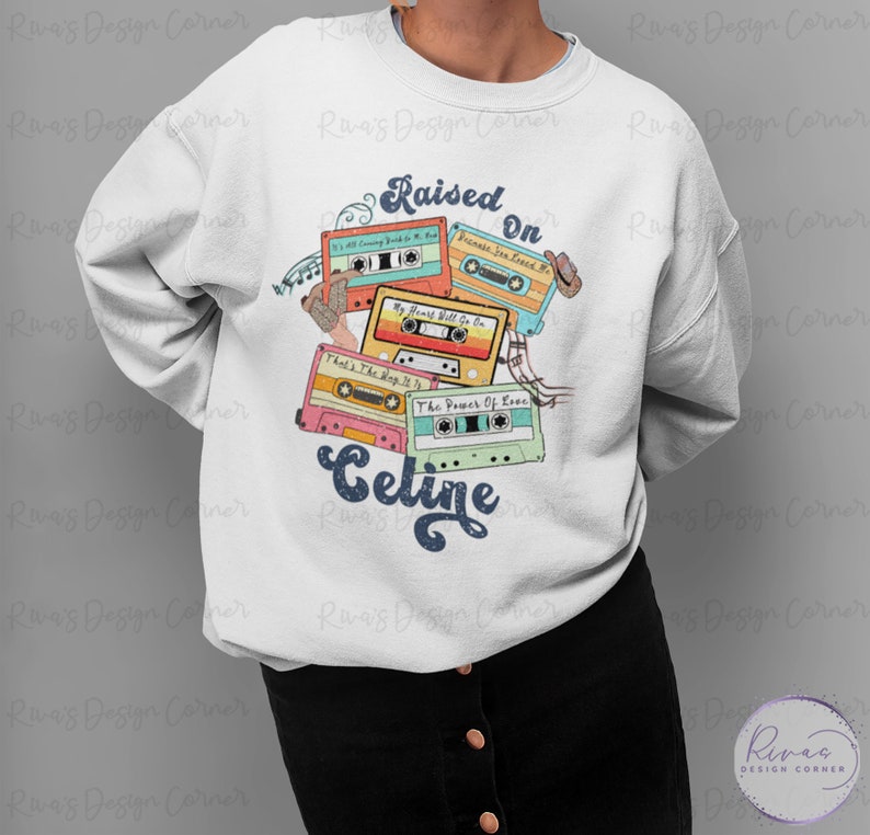 Celine Dion, 90's Country, Country Music Png, Cassette Tapes Png, Country Music Shirt Design,Sublimation Download,90s Country Cassette Tape image 6