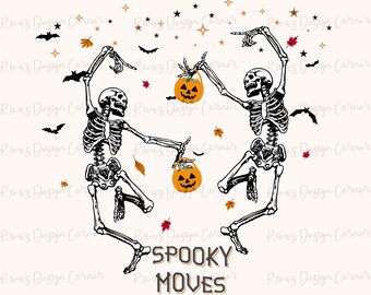 Dancing Skeleton png,Halloween png,Halloween Sublimation Design,Halloween skeleton Design,Spooky Season png,Vintage Halloween png,Fall Png