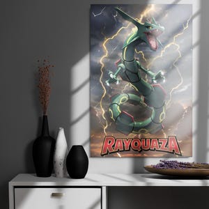 Rayquaza Metal prints - Limited Edition