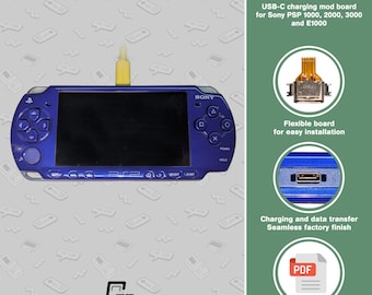 Sony PSP: USB-C-mod (alla modeller)