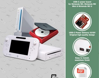 Nintendo Wii: Power Board USB-C Mod