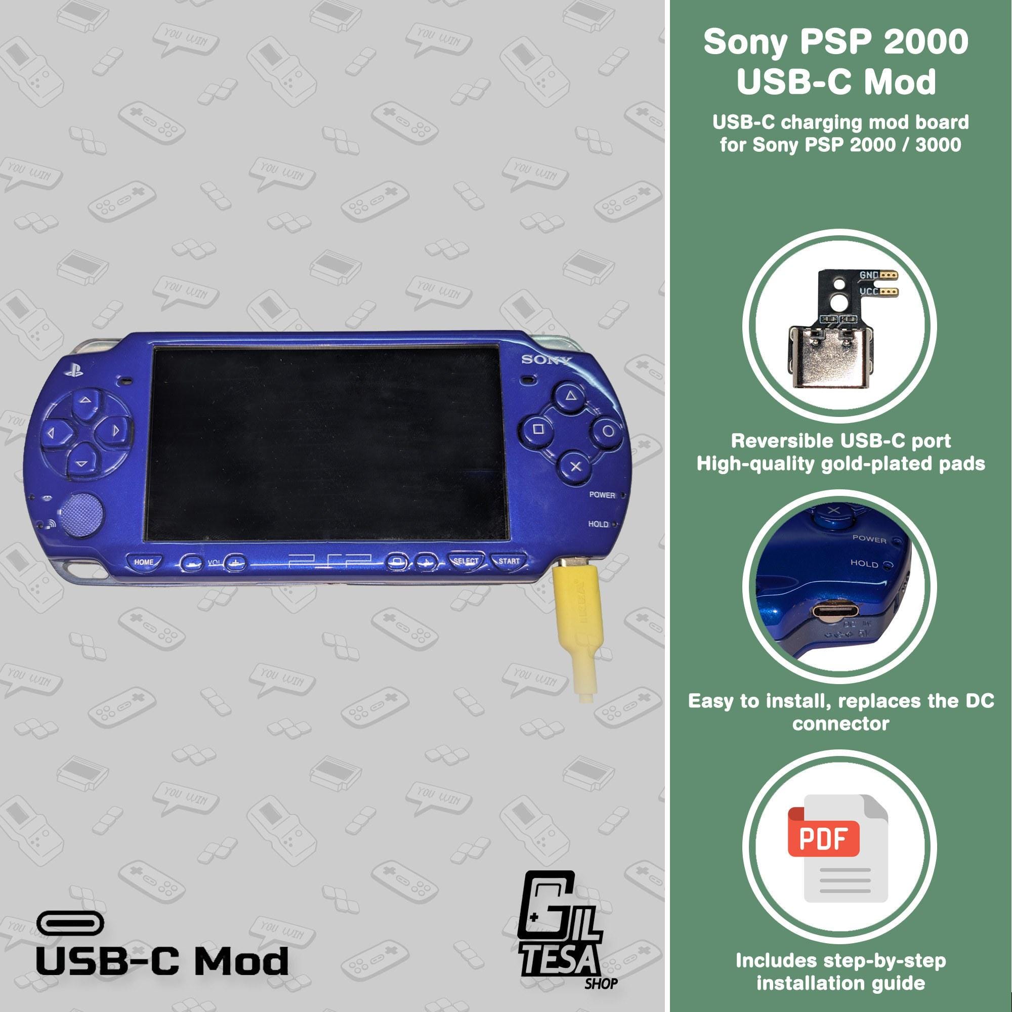 Sony PSP 2000/3000: USB-C Mod - Etsy Singapore