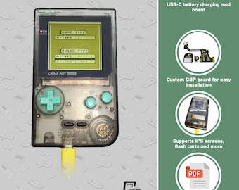 ゲームボーイポケット：USB-C充電キット