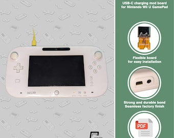 Nintendo Wii U GamePad: USB-C Mod