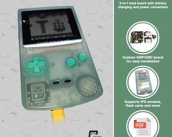 Game Boy Pocket/Color: USB-C Charging Kit 2 in 1 (Charger & Power supply)