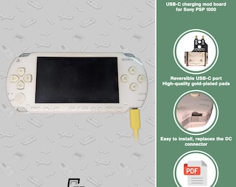 Sony PSP 1000: USB-C Mod