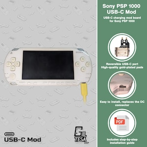 Sony PSP 1000: USB-C Mod
