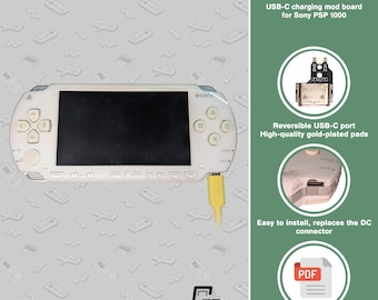 樹脂ボタンと LED ライトで改造されたカスタム PSP コンソール ソニー