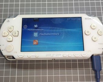 4-464 PSP-3000 パールホワイト PSP 3000 Pearl White - Good Condition - OEM Japan Import US