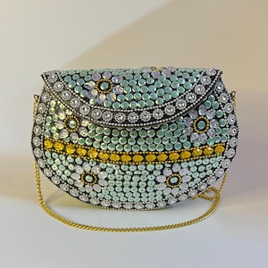 Luxury handmade metal mosaic purse