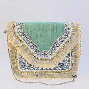 Bohemian banjara beaded purse