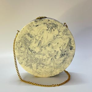 Handmade resin clutch bag