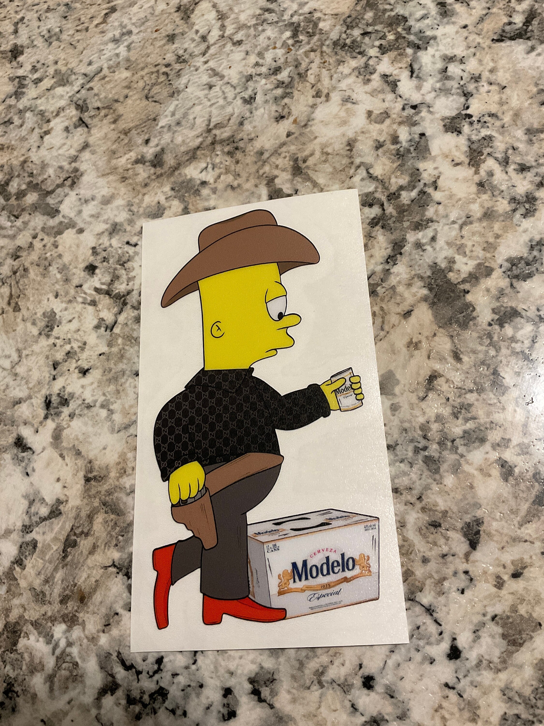 Sad bart Sticker by emxlix