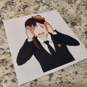 Anya Forger Anime Anya Sticker - Anya Forger Anime Anya Idiot