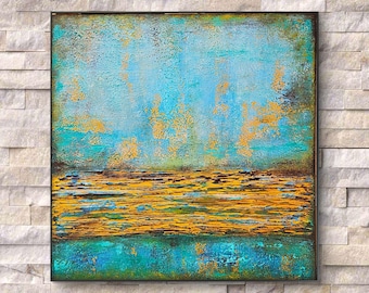 ORYGINALNY Wandbild 50x50cm Abstrakcyjny Malerei Strukturbild Moderne Kunst Acryl Farben Mischtechnik Leinwand Interiordesing Unikat HANDGEMALT