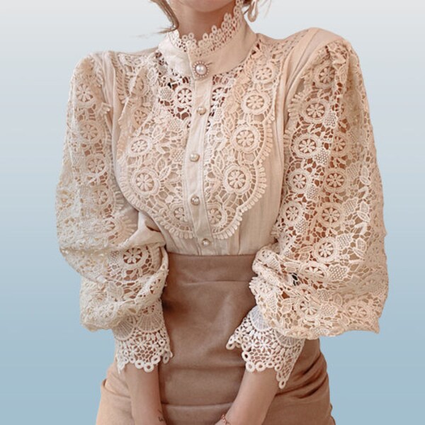 sleeveless victorian blouse