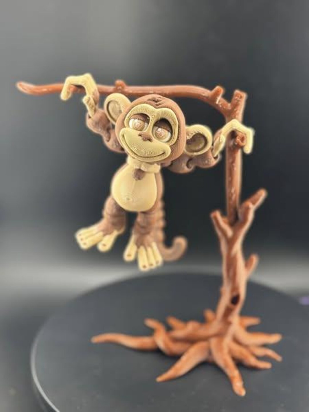 3D Monkey+ Tree - Etsy