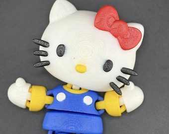 Kawaii 3D Printed Articulated Figure | Fan-Inspired Collectible