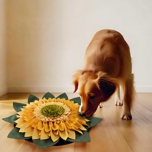 Snuffle Mat (Brain Game) for Dog, Pet Pillow, Dog Love Gift and Cats Puzzle Feeder Mat Gifts for Pets,Pet Floor seat cushion