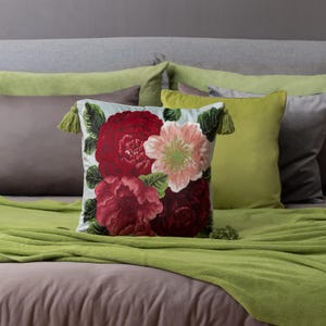 Funda de almohada de terciopelo, decorativa, de 45 x 45 cm, con estampado para cama, sala de estar, sofá o dormitorio.