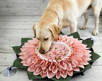 Snuffle Mat (Brain Game) for Dog, Pet Pillow, Dog Love Gift and Cats Puzzle Feeder Mat Gifts for Pets,Pet Floor seat cushion