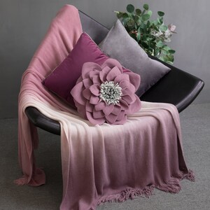 Cojines decorativos con flores estéreo, lindos cojines de flores de verano, cojín floral estético, cojín redondo para regalo de hogar, decoración de hogar de verano.