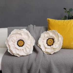 Cuscino decorativo con fiori 3D estivi, cuscino decorativo floreale, regalo per la festa del papà, fodera per cuscino per letto e divano.