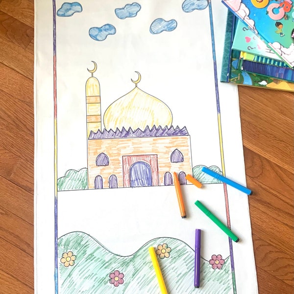 Color your own prayer mat kit