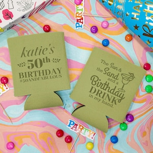50 Jahre und unzählige Biere - 50 Jahre Dosenkühler, 50 Jahre Geburtstagsgeschenke, 50 Jahre Party, Vintage Geschenke, personalisierter Dosenkühler