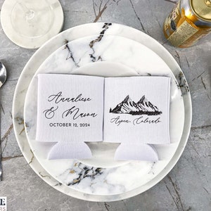 Wedding Venue Coolers - Personalised Can Coolers, Wedding Can Coolers, Can Holders, Beer Holder, Venue Illustration