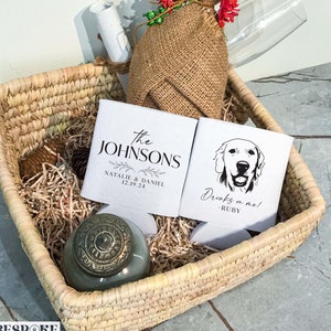 Refrigeradores de latas para animais de estimação para casamento - Ilustração de animais de estimação, Lembrancinhas de casamento personalizadas, Refrigeradores de latas personalizados, Refrigeradores de cerveja para casamento, Suporte para cerveja