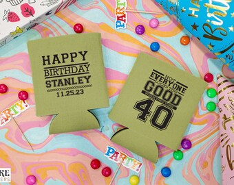 Not Everyone Looks This Good At 40 - 40th Birthday Can Coolers, 40th Birthday Favor, Can Coolers, Party Favor, Beer Holder