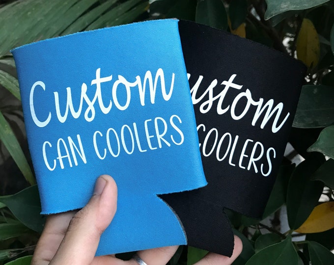 Custom Cooler | Personalized Can Cooler for All Occasions, Wedding, Bachelorette, Birthday, and More