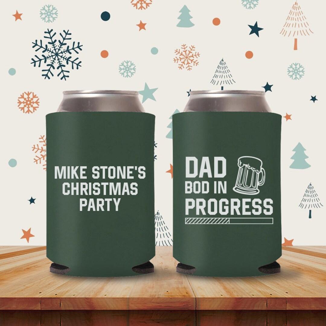 DAD Boo in Progress - Christmas Can Coolers, Christmas Favors ...