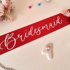 Glitter Silver Sash - Bachelorette Favors, Team Bride Sash, Satin Sash, Bachelorette Sash, Gift For Her
