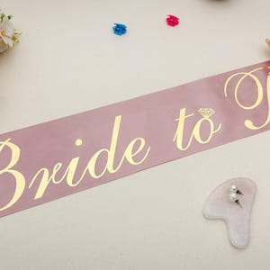 Mirror Gold Sash - Custom Sash For Bride, Team Bride, Satin Sash, Personalised Bachelorette Sash, Hen Night Sash