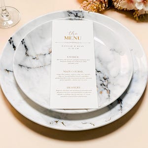 Indywidualne Menu na Wesele - Menu Papierowe, Menu Weselne, Indywidualne Menu Weselne, Złote Menu Weselne, Menu Weselne Drukowane Folią, Dekoracje Stołów